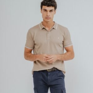 POLO ESTRUCTURA BEIGE