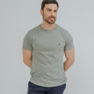 CAMISETA VERDE RAYA DIPLOMÁTICA